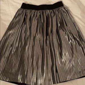 Metallic skirt